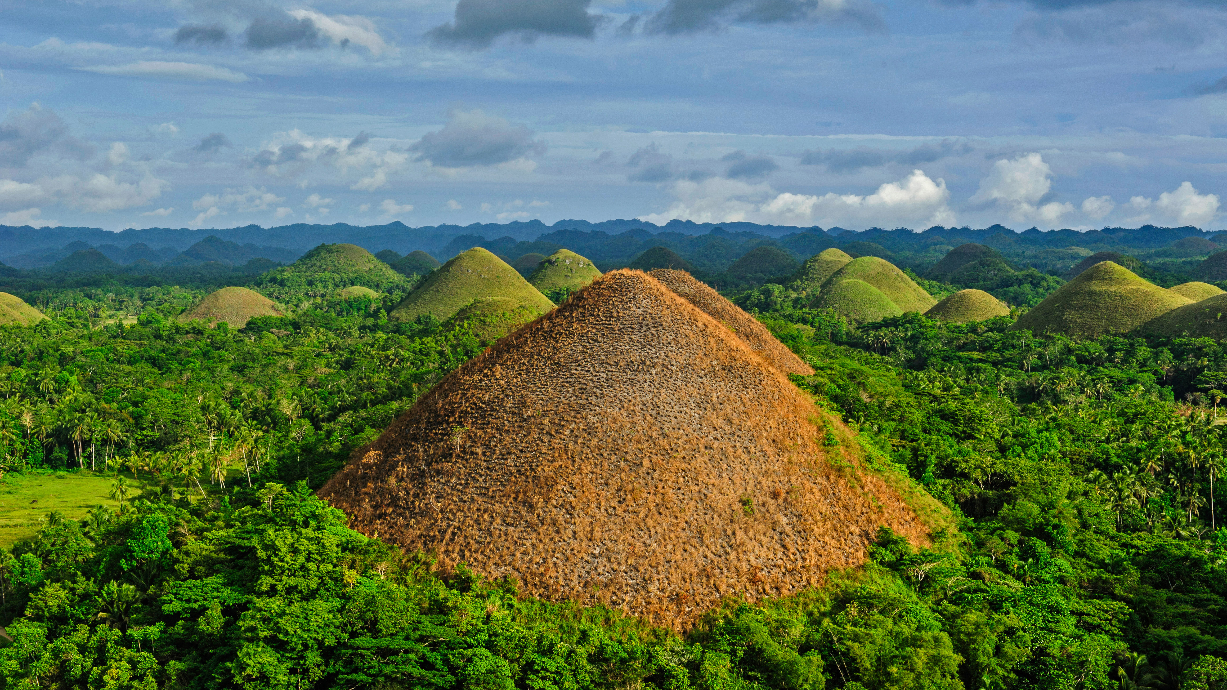 独特的巧克力山,菲律宾薄荷岛 (© Danita Delimont/Offset by Shutterstock)