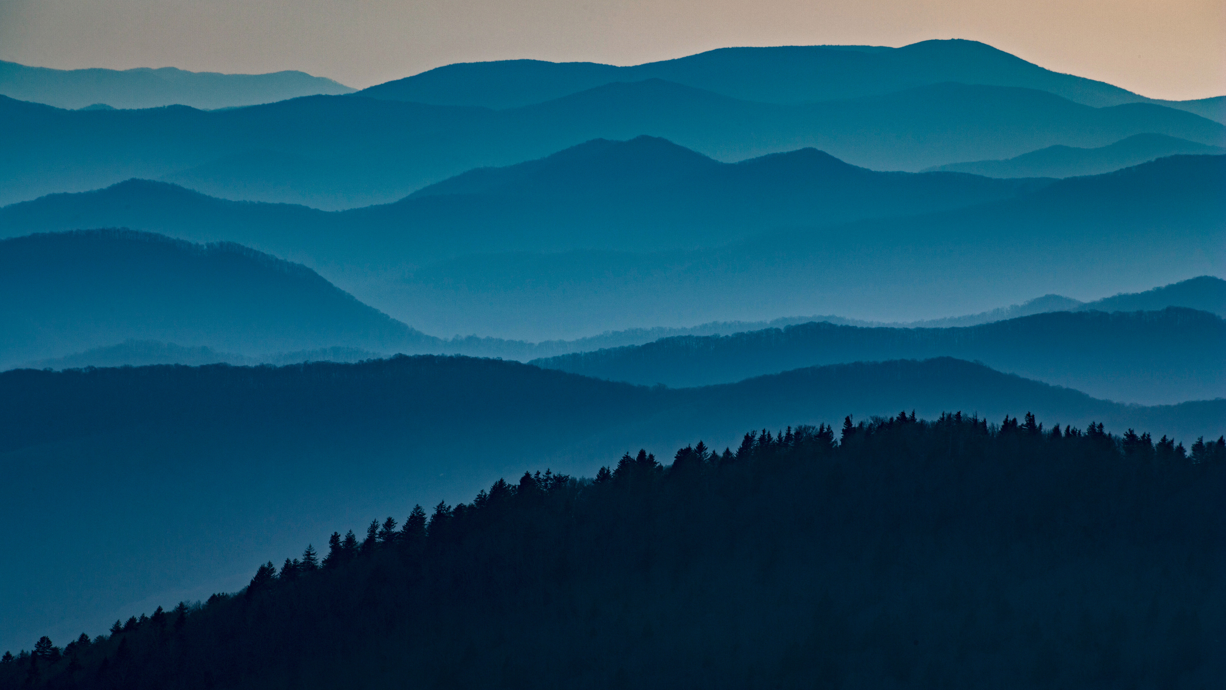 大雾山国家公园,田纳西州 (© Tony Barber/Getty Images)